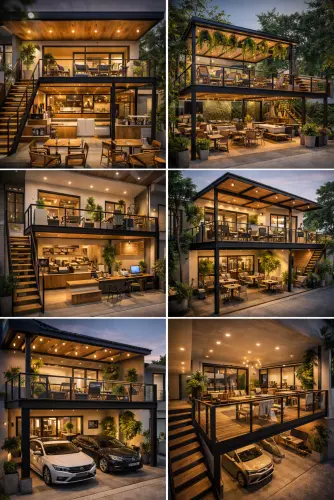 Mezannine Cafe Modern di Citra Raya